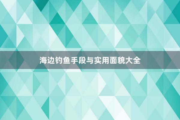 海边钓鱼手段与实用面貌大全